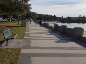 Balmoral esplanade for walkers